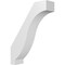 Ekena Millwork 5-in. W x 18-in. D x 24-in. H Baker Architectural Grade PVC Knee Brace BRCP05X18X24BKR - alternate 1